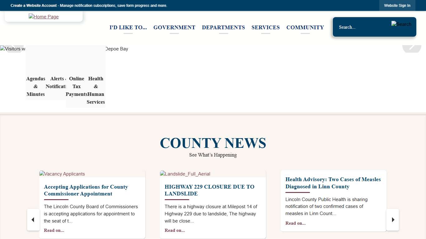 Lincoln County, OR Official Website
